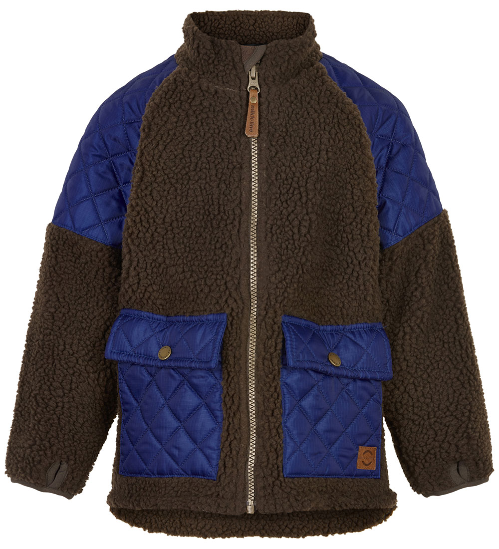 Mikk-Line Fleece Jacket - Teddy - Recycled - Mazarine Blue