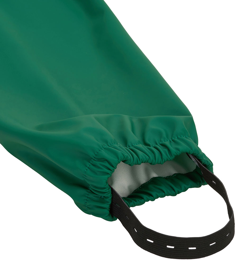 Mikk-Line Regenkleidung m. Träger - PU - Recycelt - Immergrün