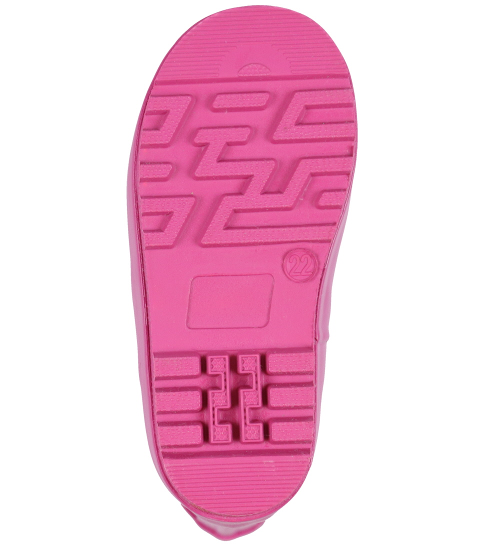 Mikk-Line Rubber Boots - Wellies - Solid - Fuchsia Ed