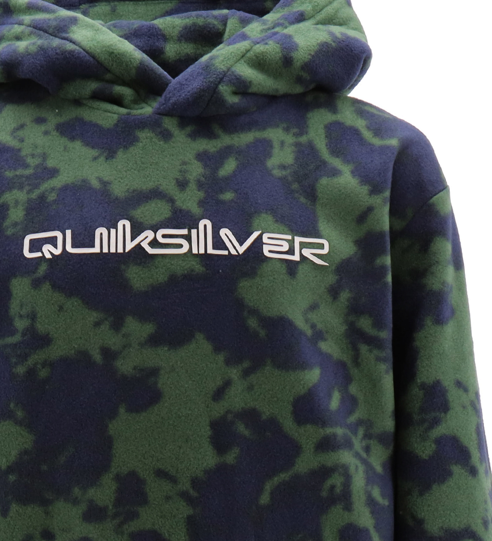 Quiksilver Fleece Jumper - Essentials Polar Hood Youth - Blue/Gr