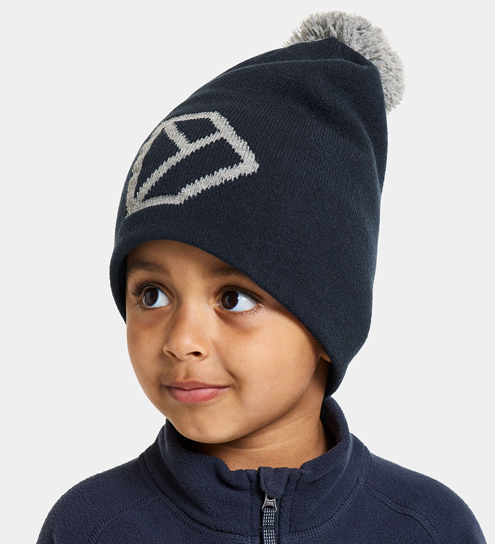 Didriksons Knitted Beanie - Dropi - Navy