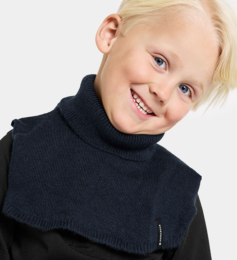 Didriksons Neck Warmer - Knitted - The dolphin - Navy
