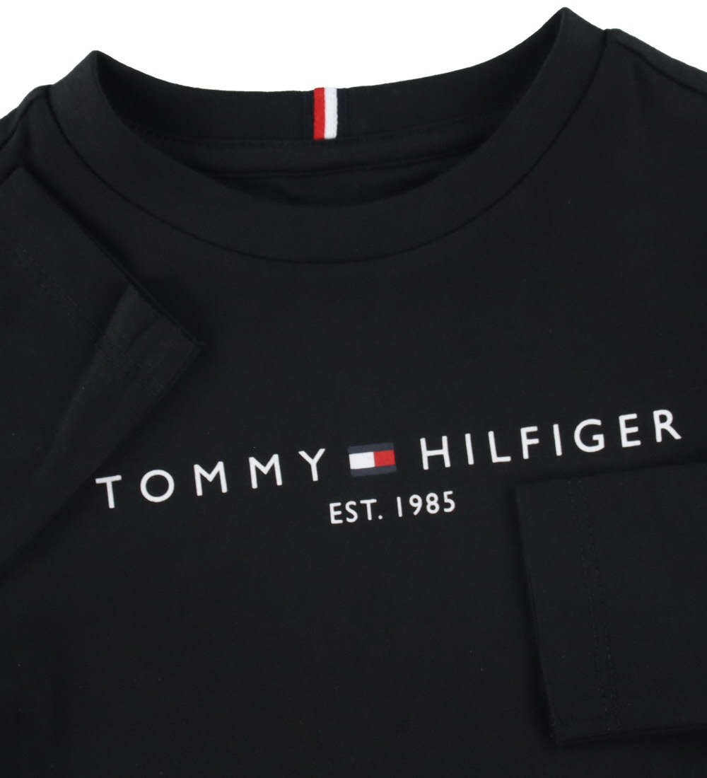 Tommy Hilfiger Bluse - U Essential - Schwarz