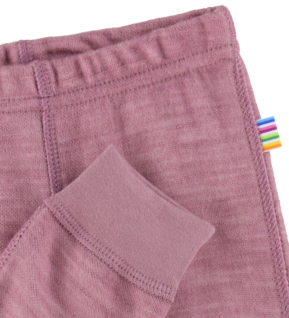 Joha Leggings - Wool/Bamboo - Light Bordeaux