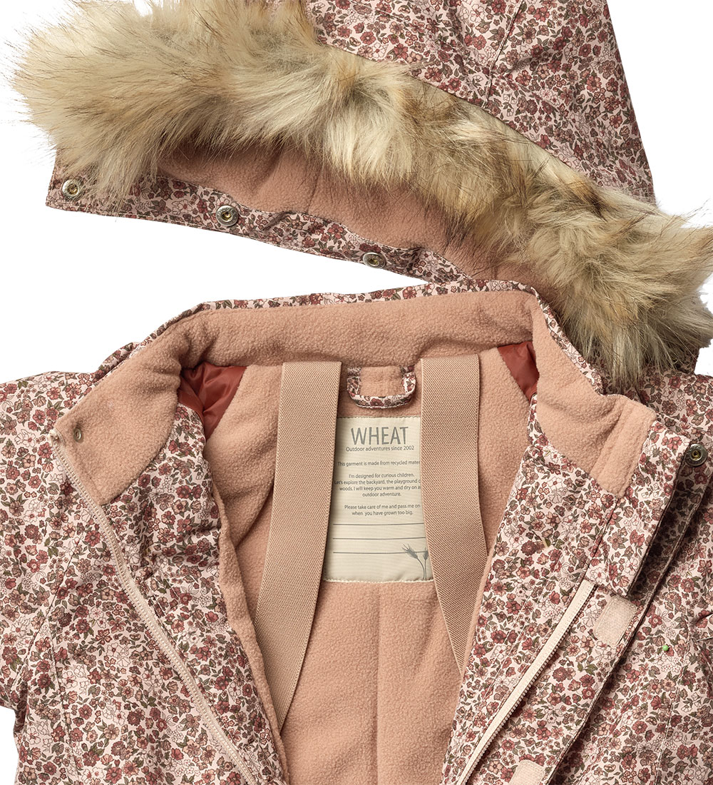 Wheat Combinaison de Ski - Moe Tech - Rose Dust Fleurs