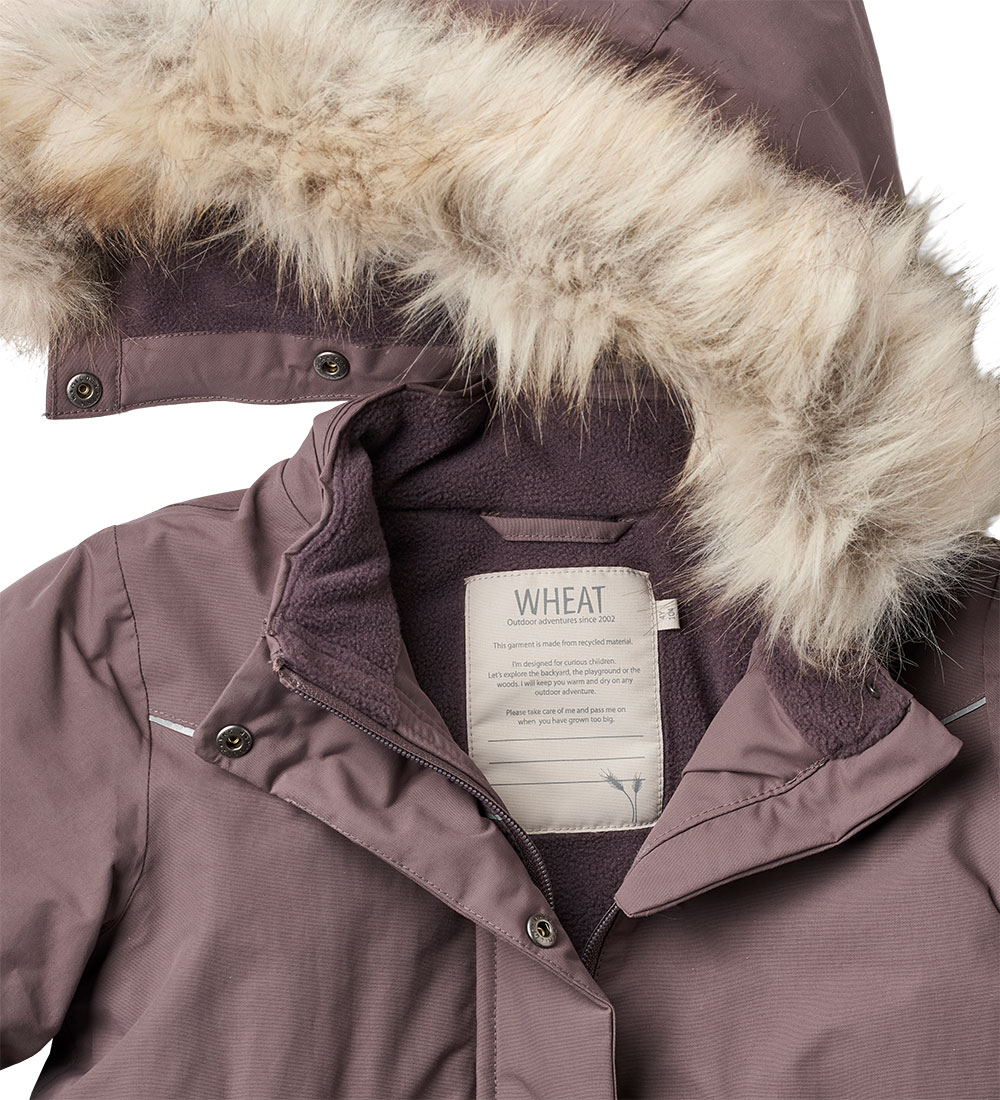 Wheat Winter Coat - Mathilde Tech - Plum