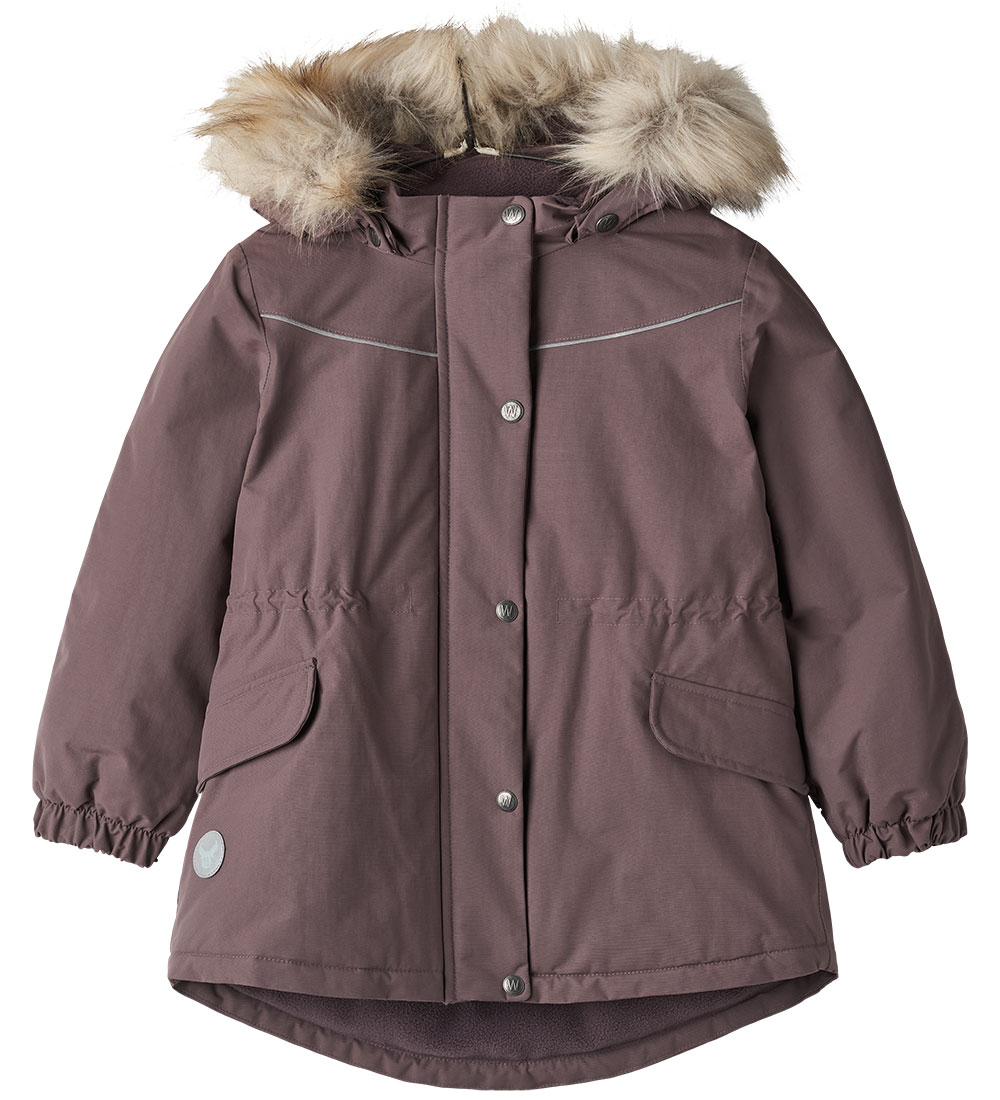Wheat Winter Coat - Mathilde Tech - Plum