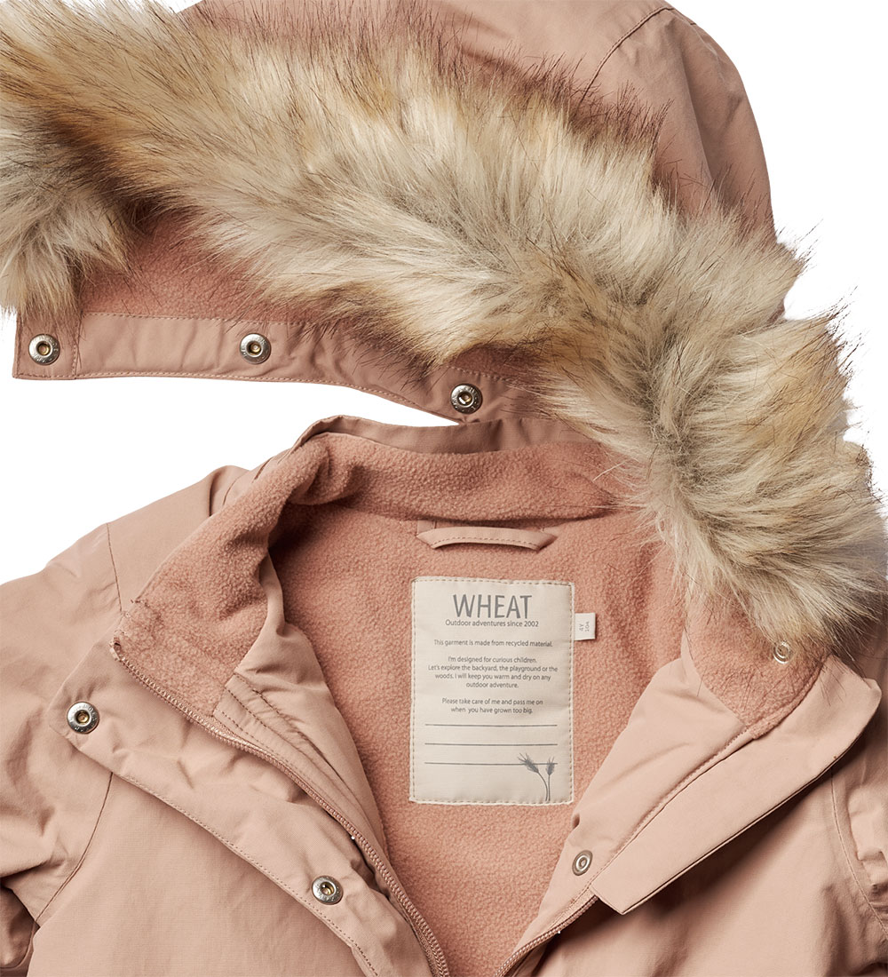 Wheat Winter Coat - Mathilde Tech - Rose Dawn