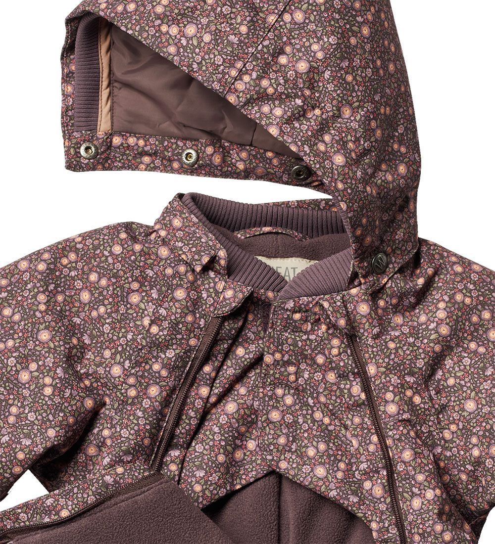 Wheat Snowsuit - Adi Tech - Eggplant Buttercups