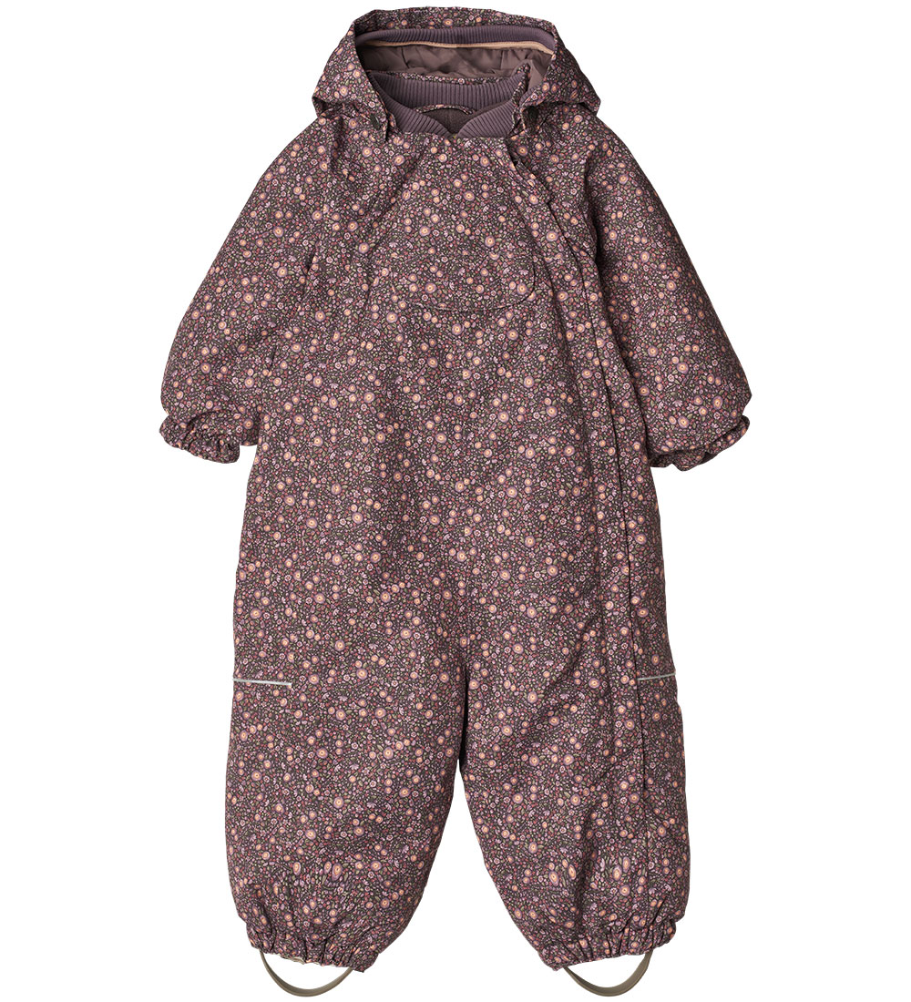 Wheat Snowsuit - Adi Tech - Eggplant Buttercups