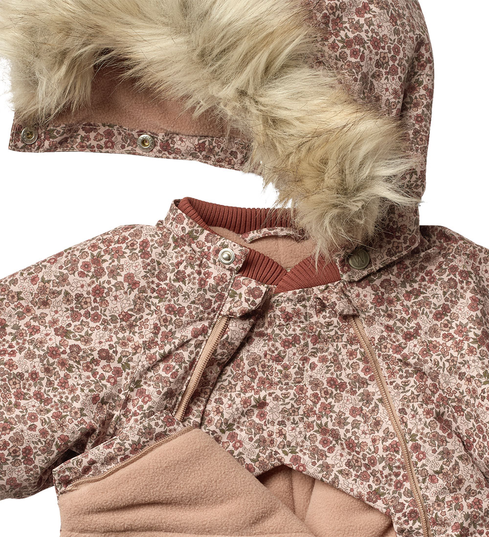 Wheat Snowsuit - Nickie Tech - Rose Dust Flowers