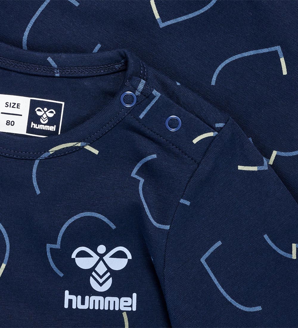Hummel Bodysuit l/s - hmlObi - Dark Blue