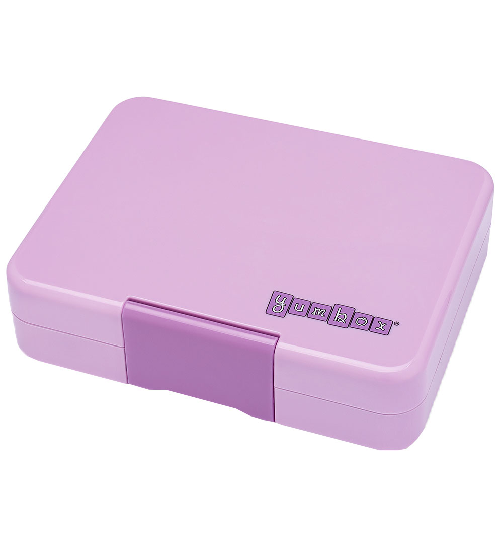 Yumbox Lunchbox w. 3 Rooms - Bento Snack - Lulu Purple/Rainbow