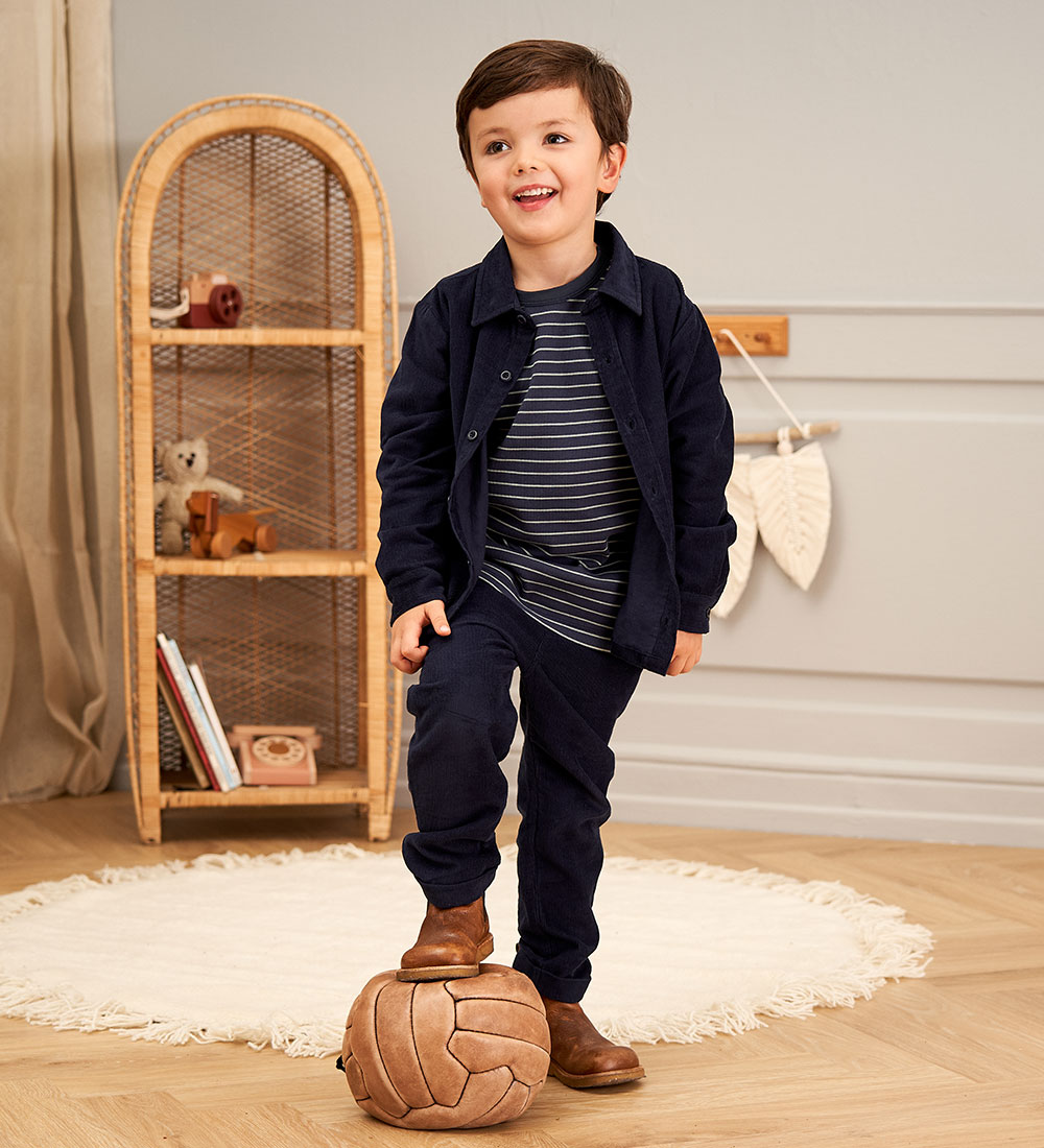 Müsli Shirt - Corduroy - Night Blue