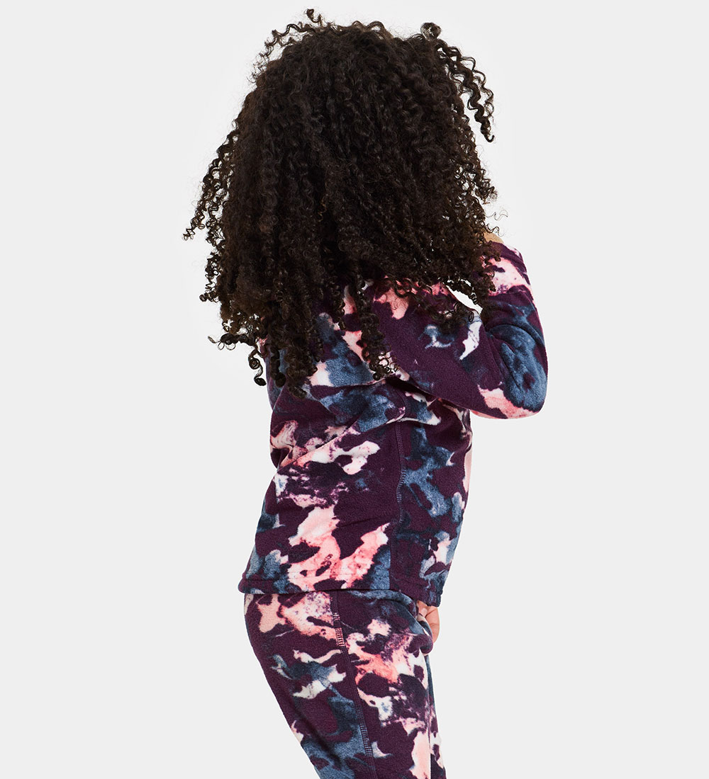Didriksons Fleece Jas - Monte Kids Volledige rits - Zout Purple