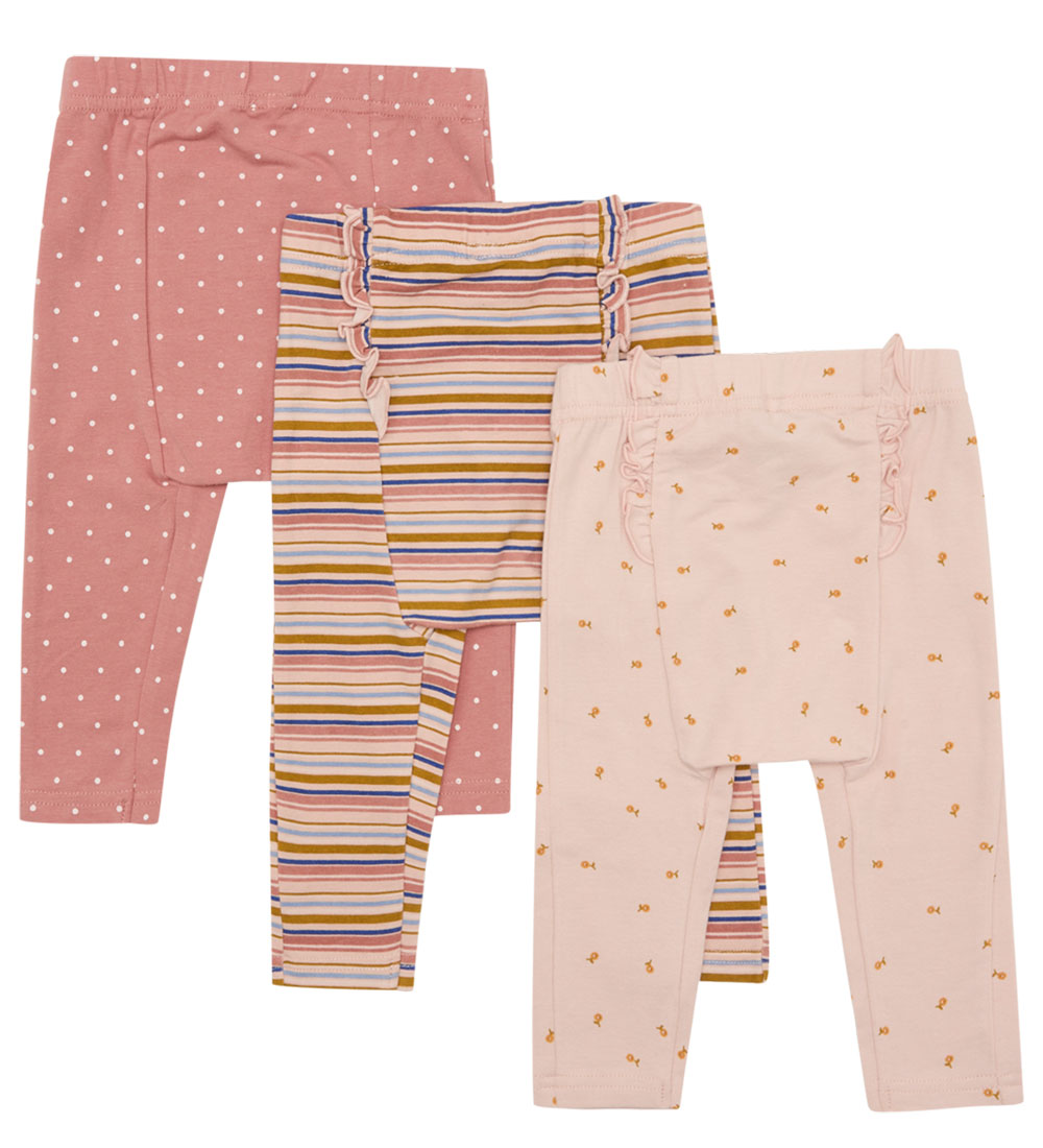 Hust and Claire Leggings - 3-Pack - Liva - Peach Dust