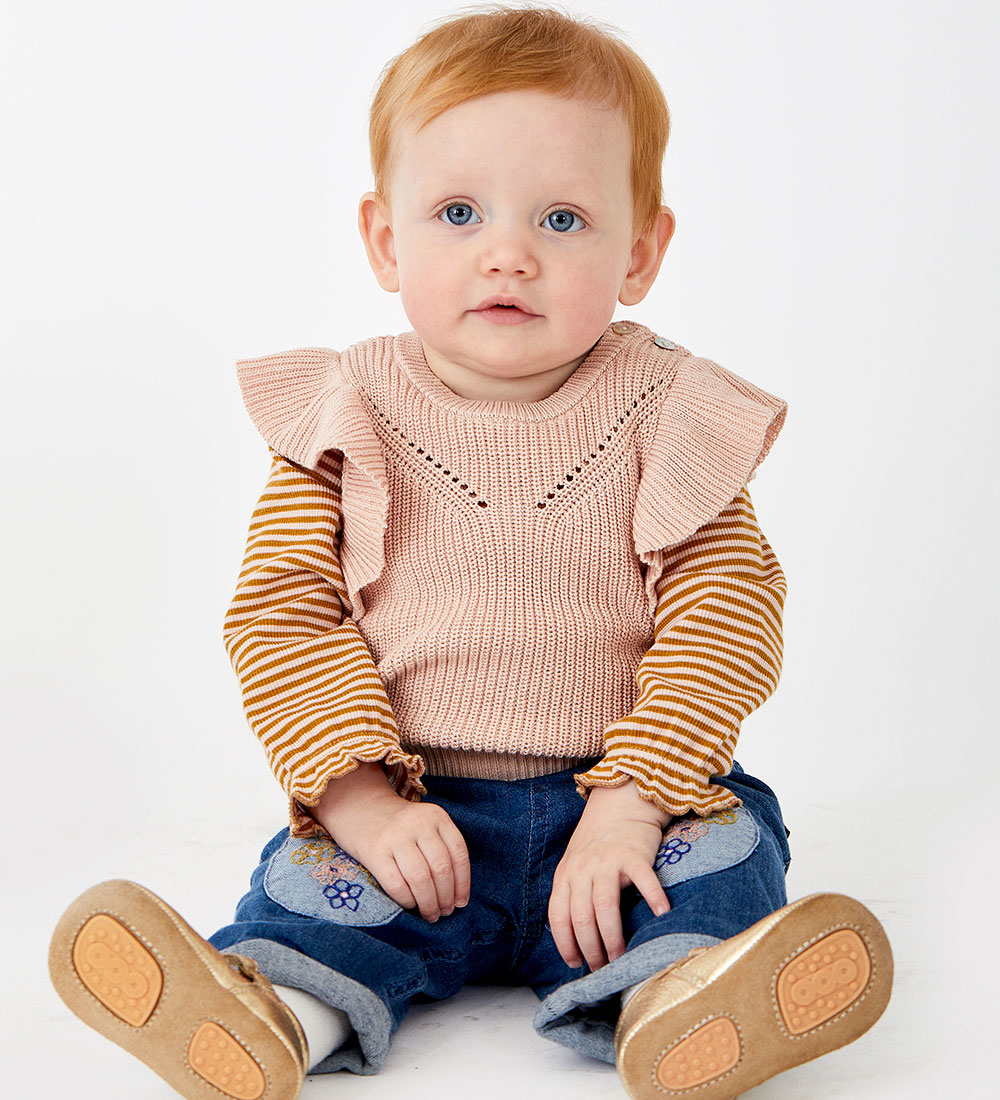 Hust and Claire Waistcoat - Knitted - Nadiina - Peach Dust