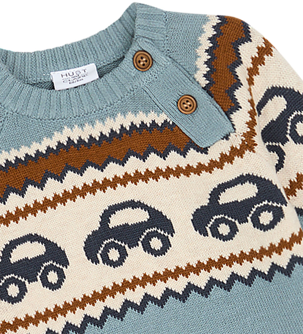 Hust and Claire Blouse - Knitted - Pallet - Iron Blue