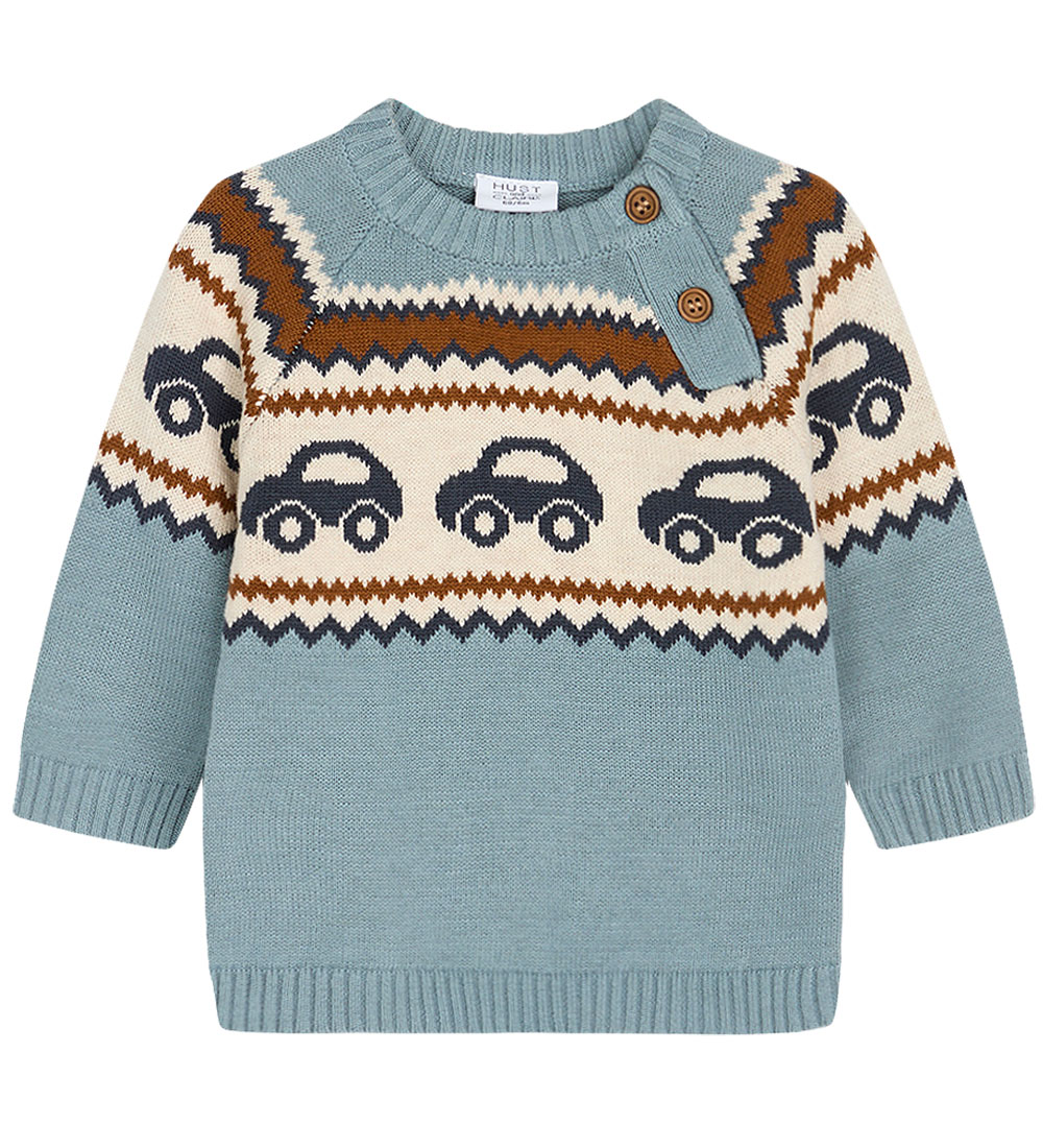 Hust and Claire Blouse - Knitted - Pallet - Iron Blue
