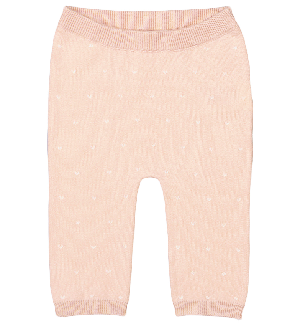 MarMar Trousers - Modal Mix - Pira - Cream Taupe Hearts