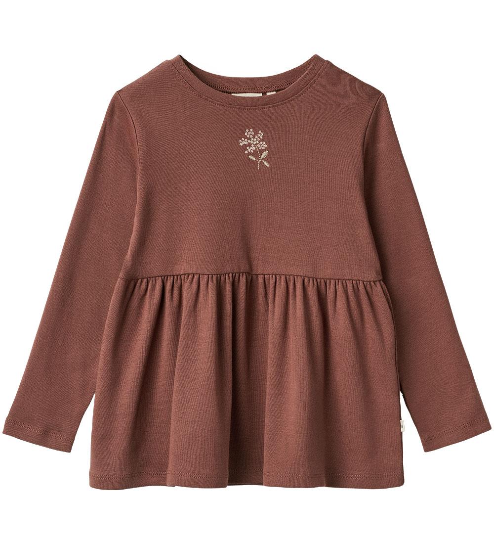 Wheat Blouse - Marcia Embroidery - Plum Rose