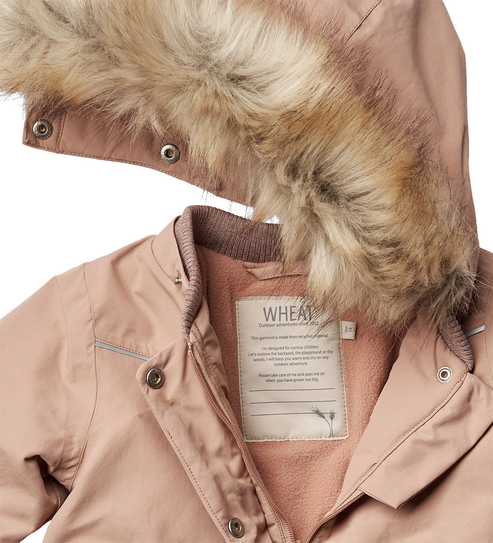 Wheat Winter Coat - Mathilde Tech - Rose Dawn