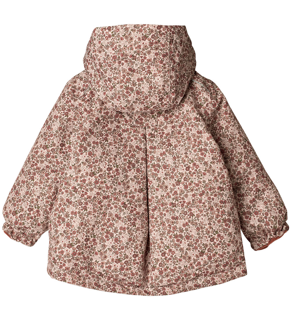 Wheat Winter Coat - Mimmi Tech - Rose Dust Flowers