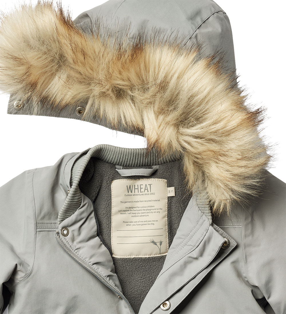 Wheat Winter Coat - Kasper Tech - Rainy Blue