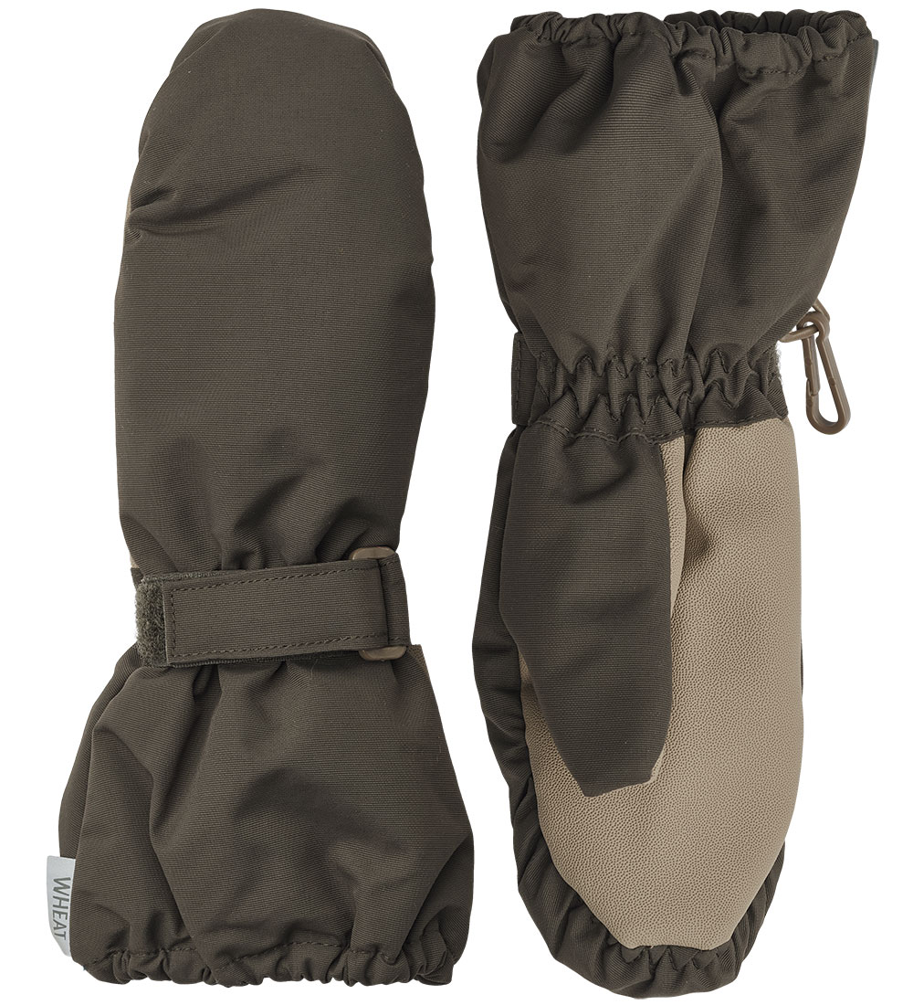 Wheat Mittens - Mittens Tech - Dry Black