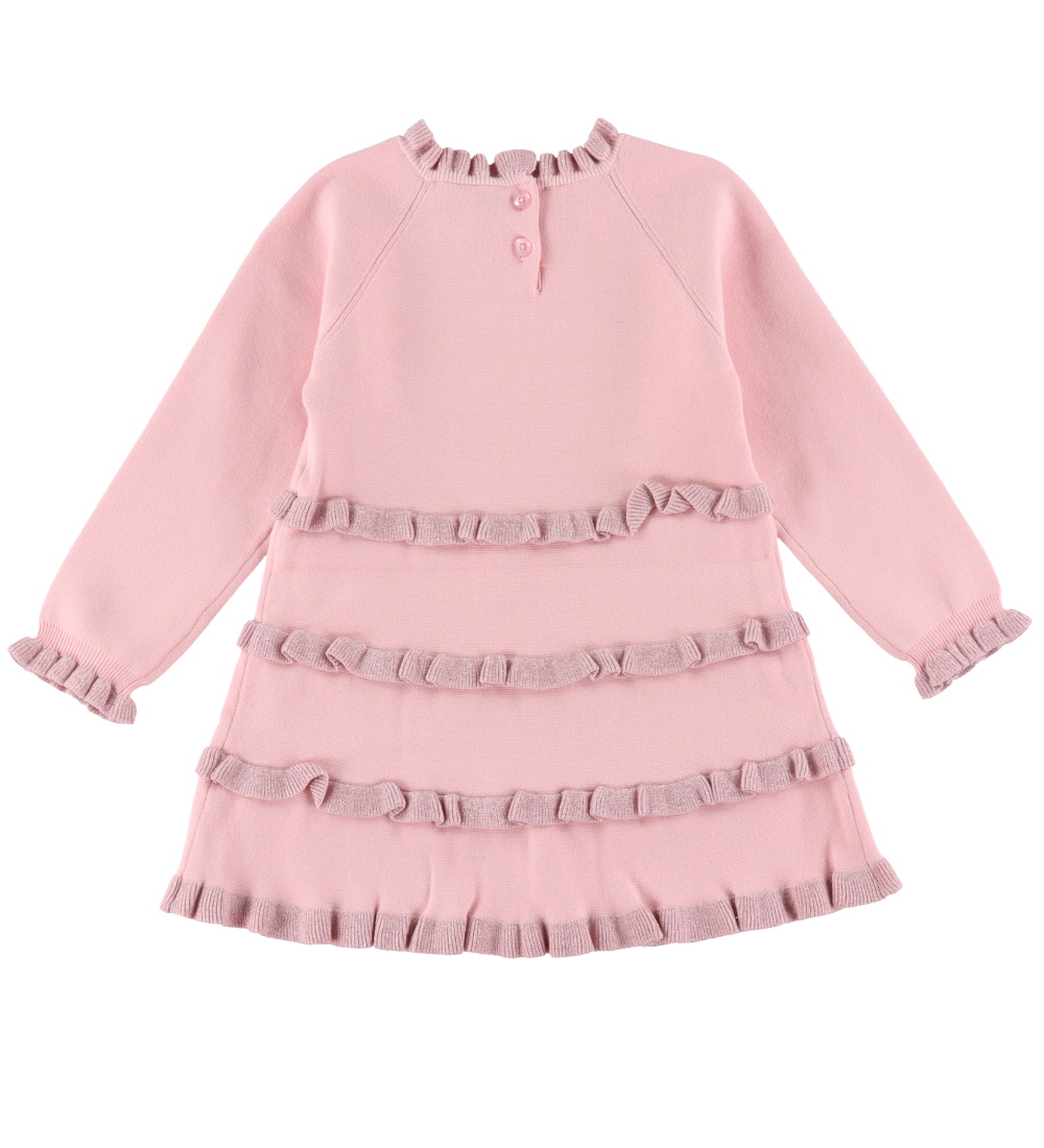 Emporio Armani Dress - Knitted - Pink w. Glitter