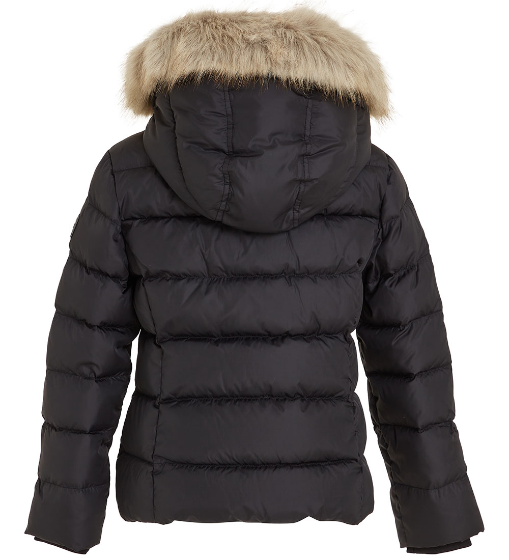 Tommy Hilfiger Daunenjacke - Essential Down - Schwarz