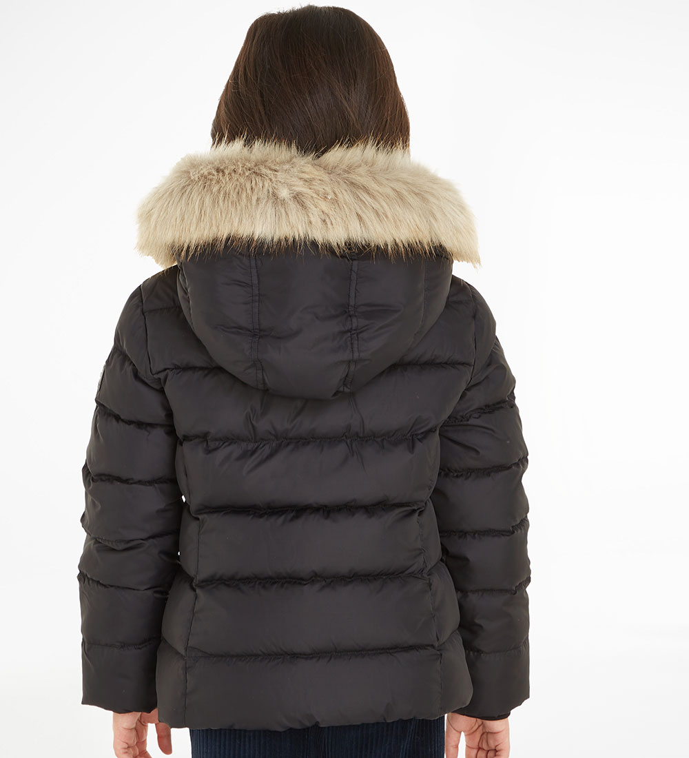 Tommy Hilfiger Daunenjacke - Essential Down - Schwarz