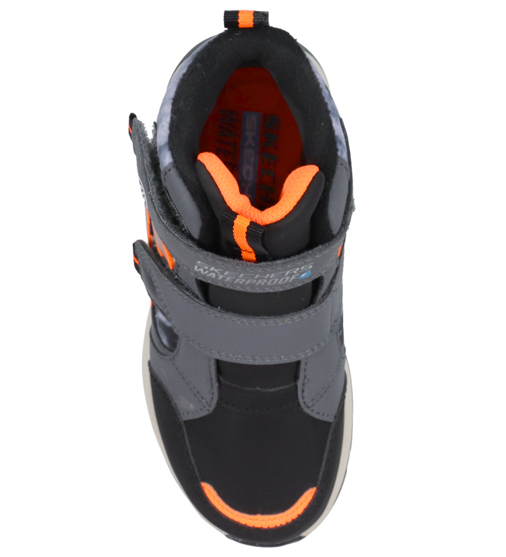 Skechers Winterlaarzen m. Licht - Storm Blazer - Tex - Houtskool