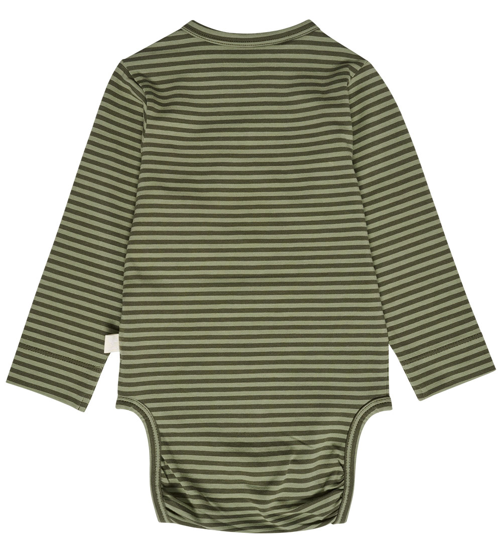 Hummel Bodysuit l/s - hmlMulle - Olive Night