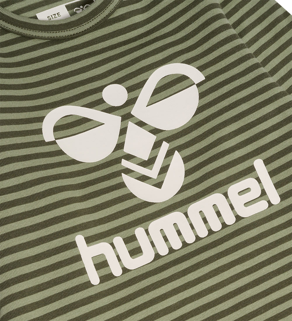 Hummel Bodysuit l/s - hmlMulle - Olive Night
