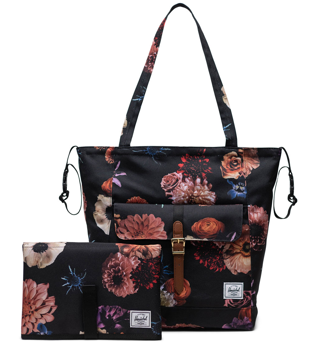 Herschel Changing Bag - Retreat Tote - EcoSystem - Floral Reviva
