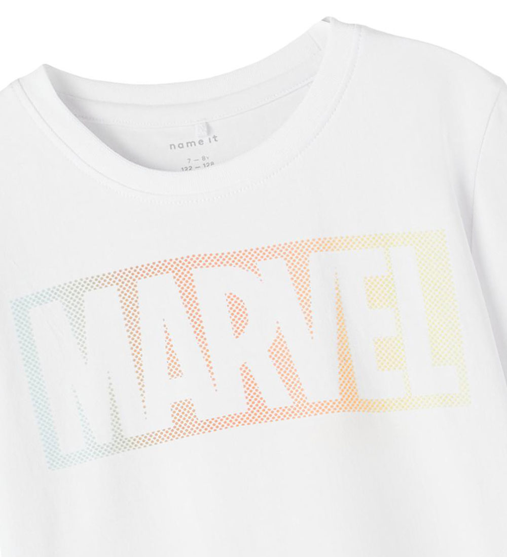 Name It T-shirt - NkmArnty Marvel - Bright White