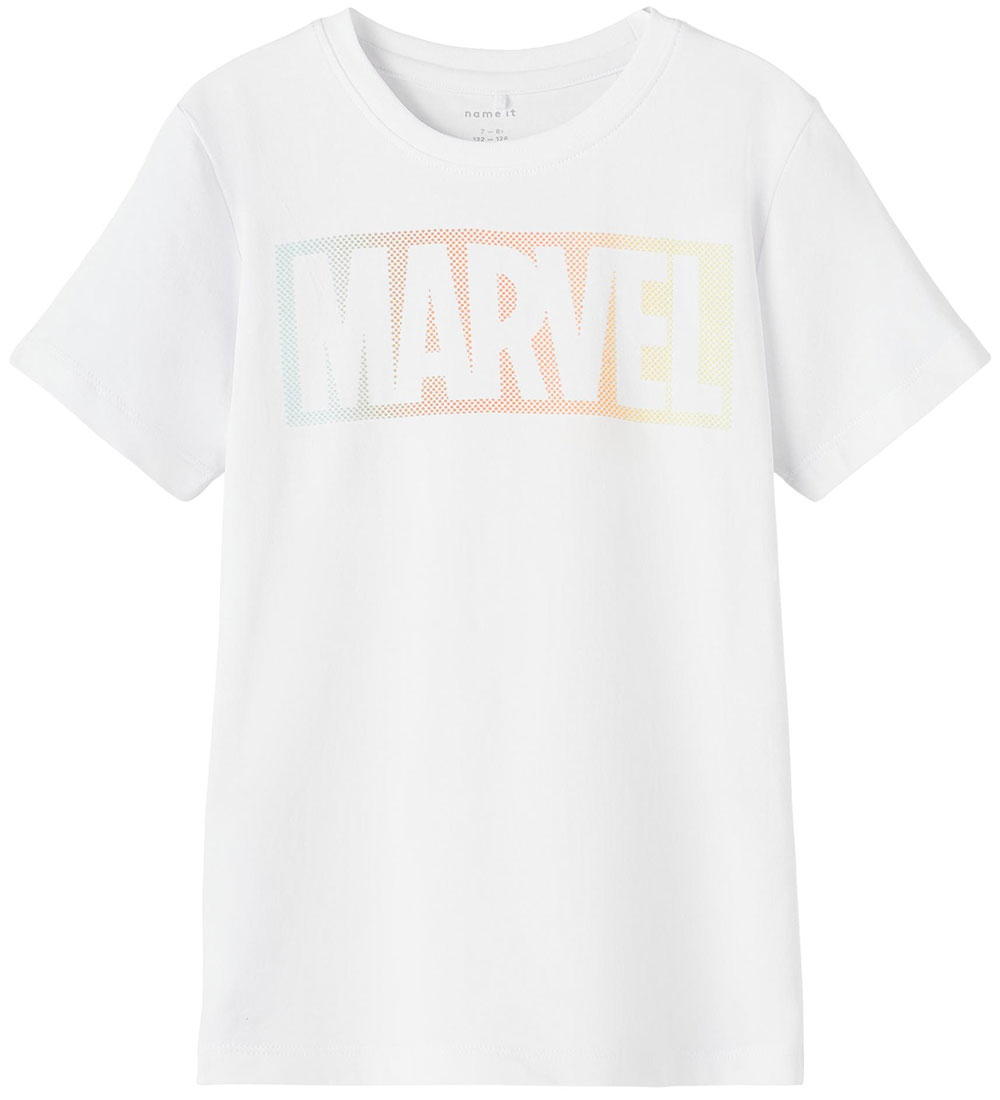 Name It T-shirt - NkmArnty Marvel - Bright White