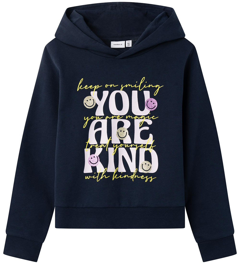 Name It Hoodie - NkfKind - Dark Sapphire