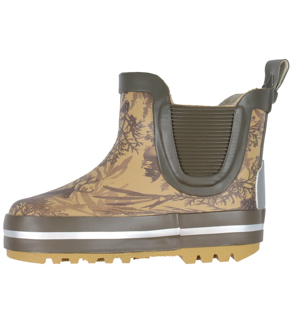 Mikk-Line Rubber Boots w. Lining - Card - Kelp