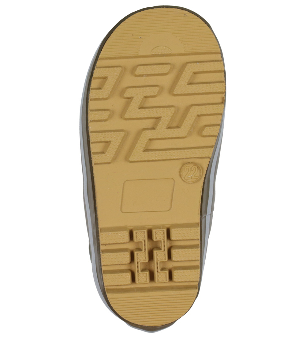 Mikk-Line Rubber Boots w. Lining - Kelp
