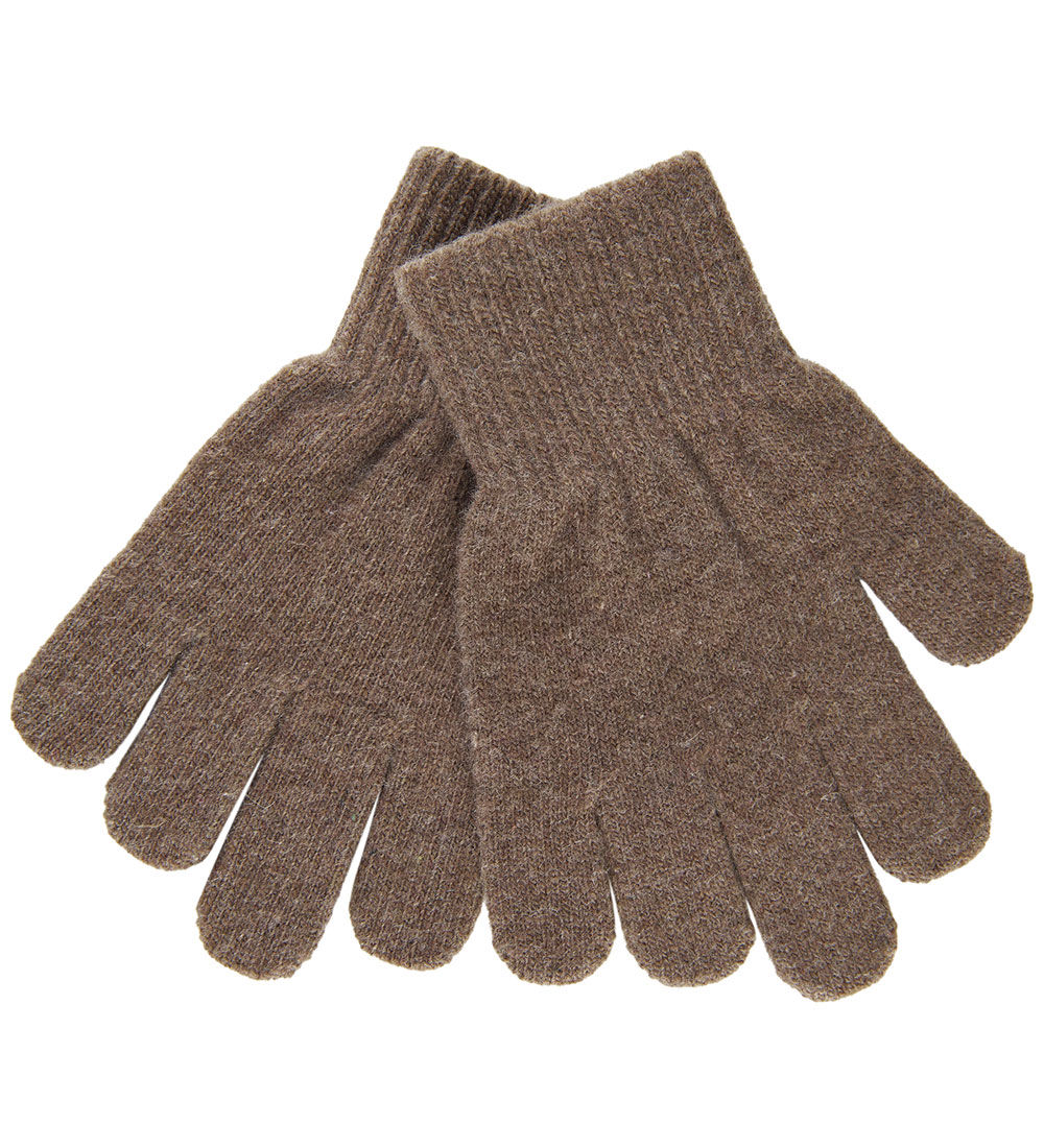 Mikk-Line Gloves - Wool/Polyamide - 3-Pack - Dark Mint/Slate Bla