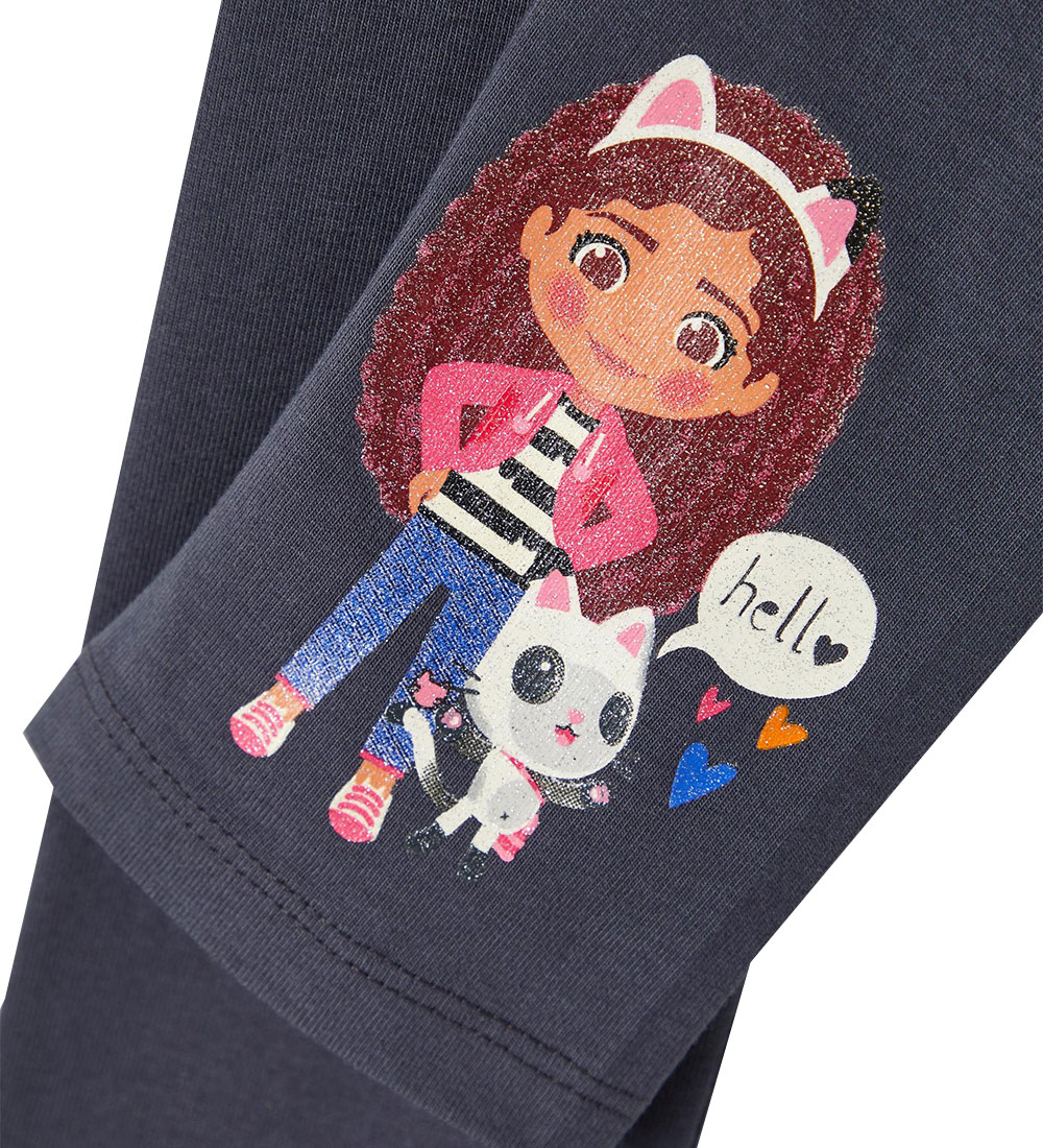 Name It Leggings - NmfAmni Gabby - India Ink