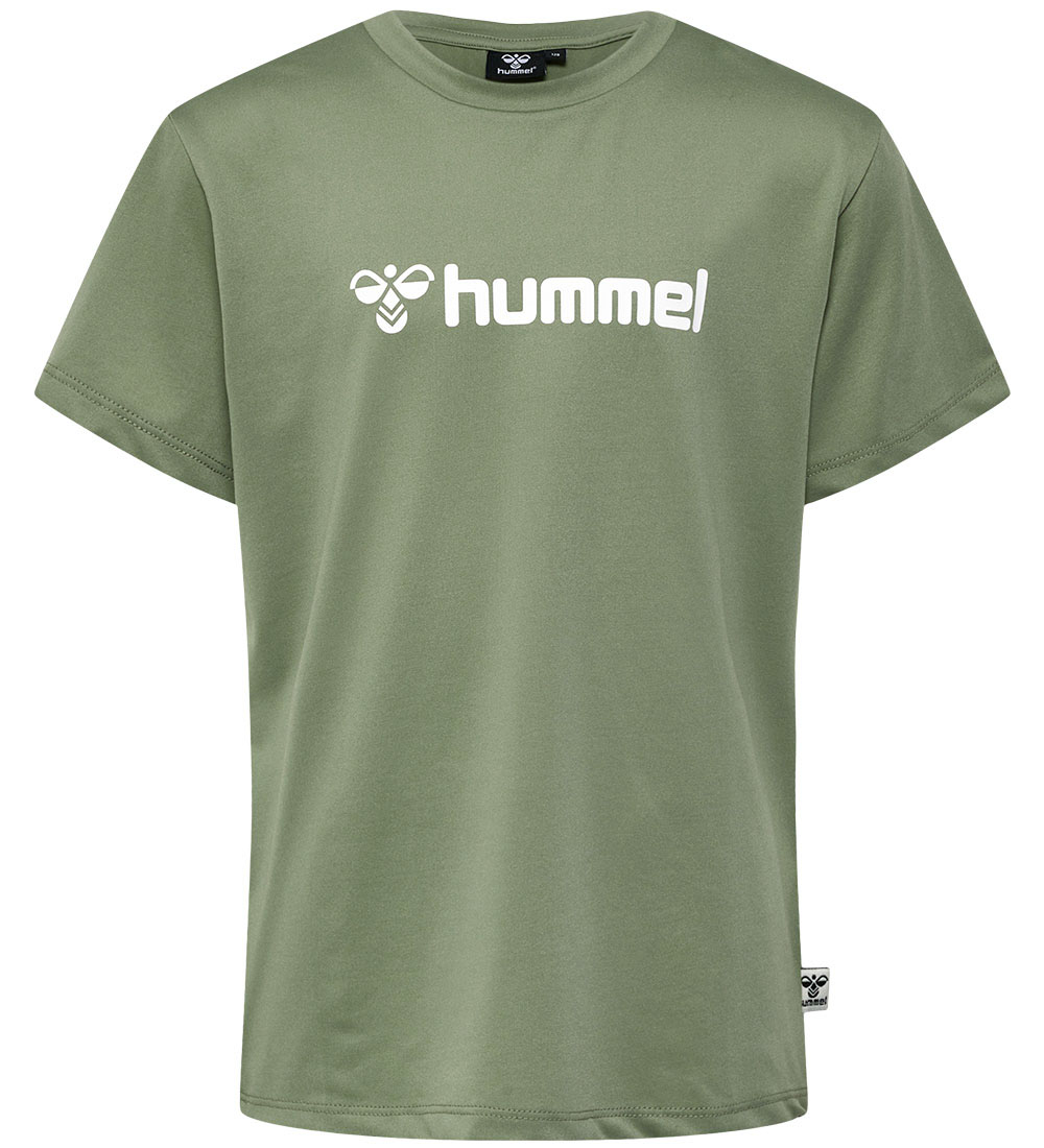 Hummel Tracksuit - hmlPlag - Oil Green