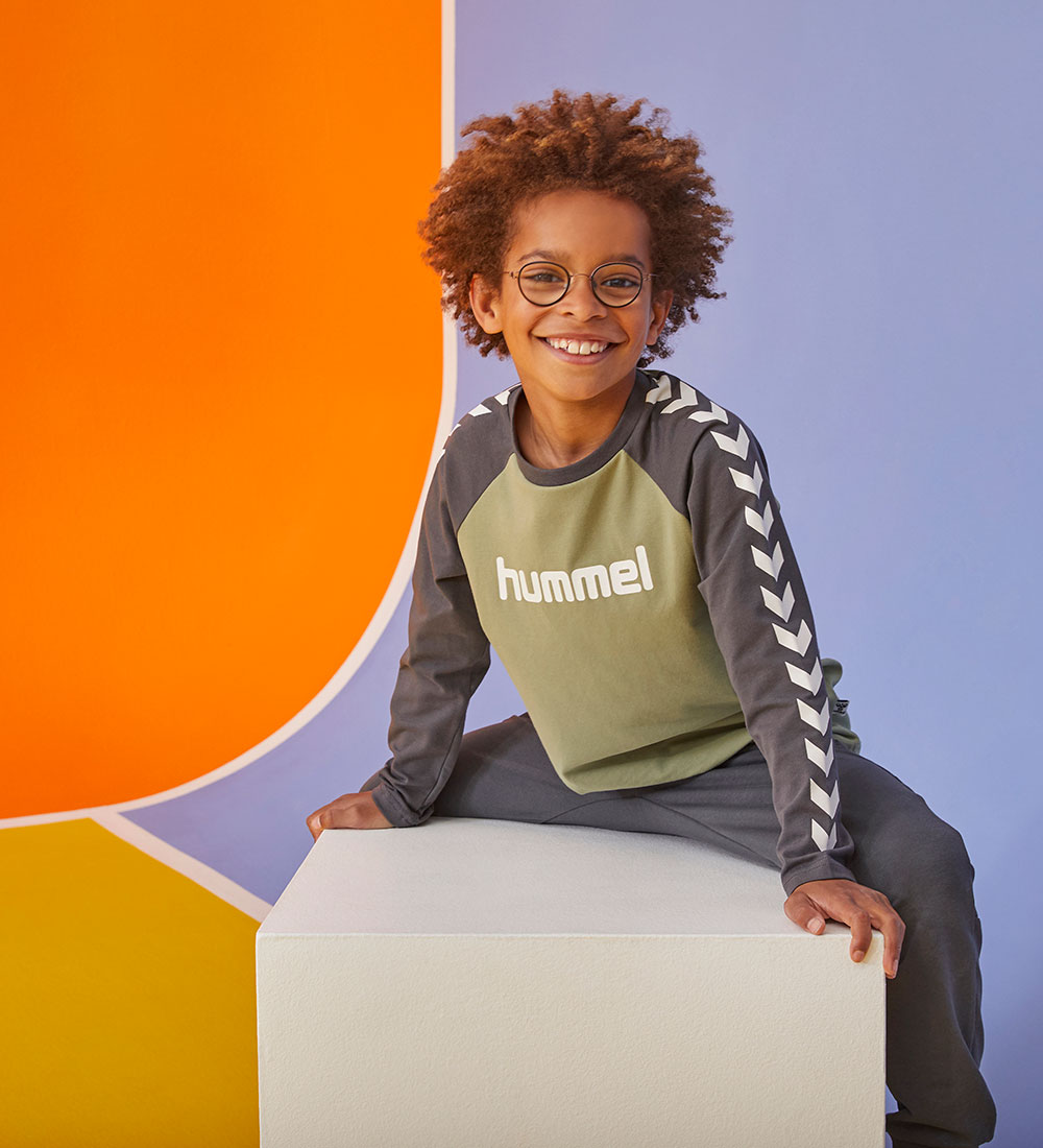 Hummel Blouse - hmlBOYS - Oil Green