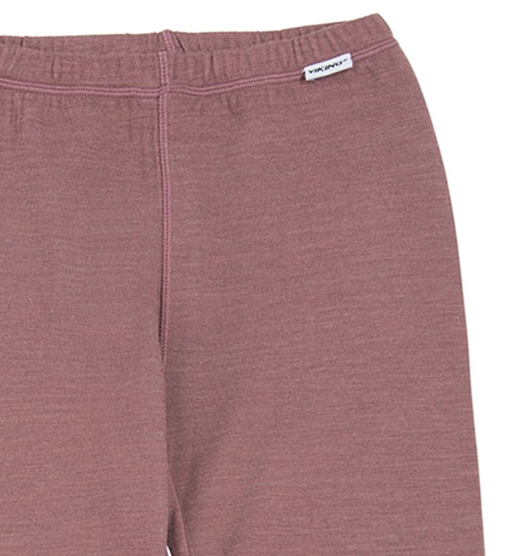 Viking Leggings - Base Layer - Wool - Antique Rose