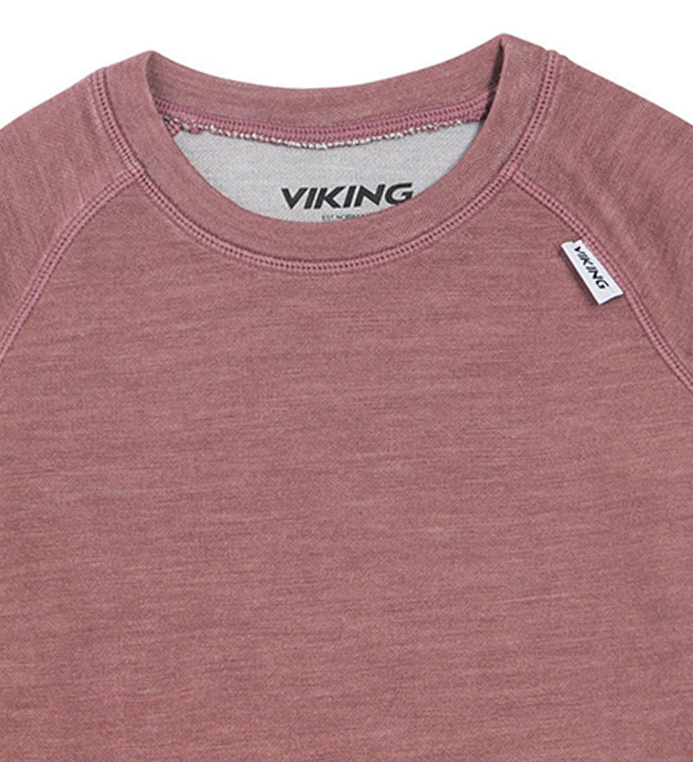 Viking Blouse - Base Layer - Wool - Antique Rose