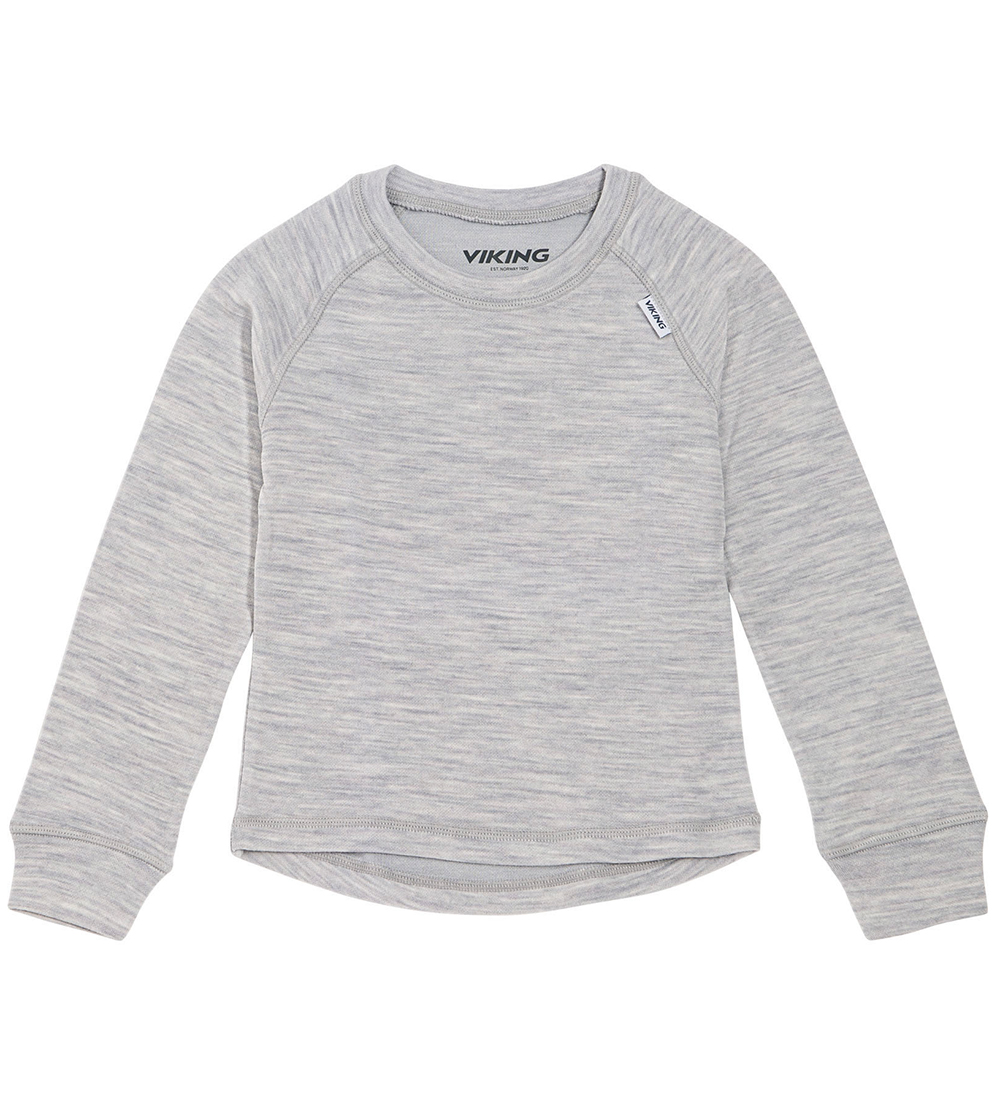 Viking Blouse - Base Layer - Wool - Light Grey