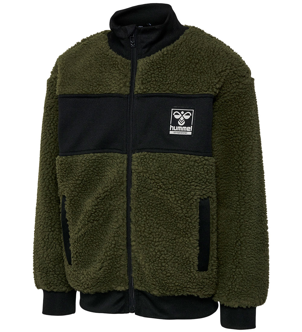 Hummel Fleece Jacket - hmlEvan - Olive Night