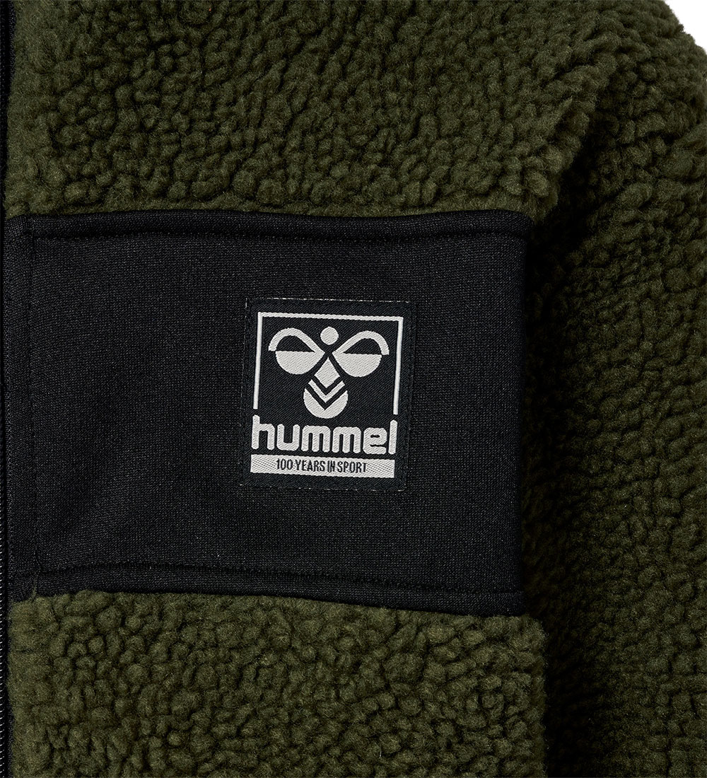 Hummel Fleece Jacket - hmlEvan - Olive Night